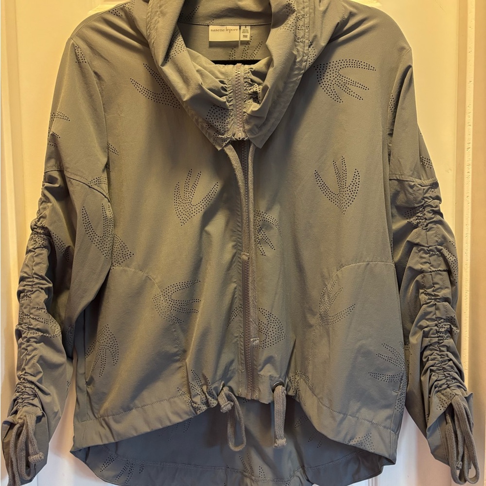 Nanette Lepore Hooded Women's lightweight Jacket (small) - oversized